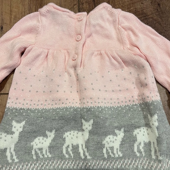 Janie and Jack Sweater Dress, 0-3 months - Picture 4 of 5